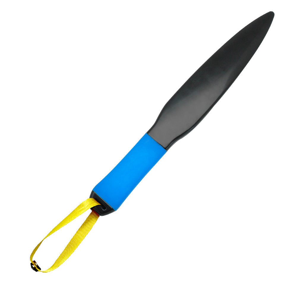 Blue Handle + Yellow Lanyard Heavy-Duty Dog Training Pry Stick for Large Breeds, 35 cm