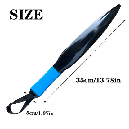 Blue Handle + Yellow Lanyard Heavy-Duty Dog Training Pry Stick for Large Breeds, 35 cm