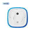 White Smart Robotic Floor Mop with Humidifier Spray - Ultra-Slim Automatic Wet & Dry Floor Cleaner.