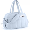 Blue Spacious Travel Duffel Bag - Large Capacity Sports & Fitness Tote with Toiletry Bag, Compartments & Single Shoulder Strap