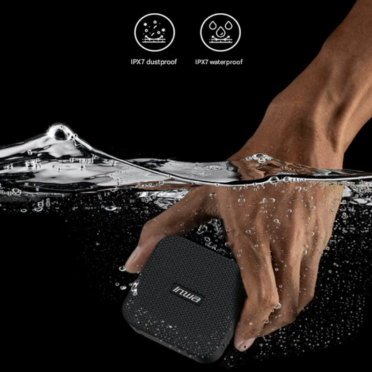 Rugged Portable Bike Bluetooth Speaker - Waterproof Outdoor Sound System with Mount