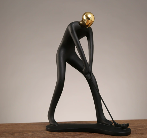 Collectible Sports Figurine Blind Box - Modern Resin Athlete Statue for Home Office Decor.