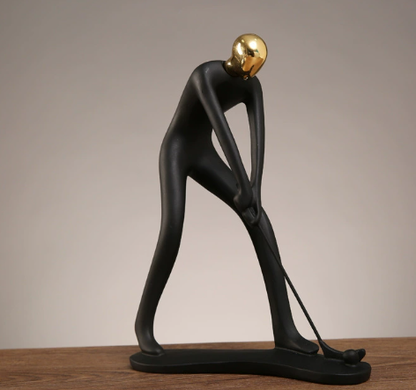 Collectible Sports Figurine Blind Box - Modern Resin Athlete Statue for Home Office Decor.
