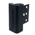 Black Heavy-Duty Hotel Style Security Door Lock - Childproof Door Reinforcement Latch for Home Safety.