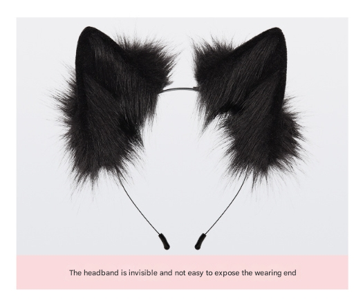 White Halloween Furry Fox Costume Set - Plush Mask, Ears Headband, Tail, and Paws for Cosplay