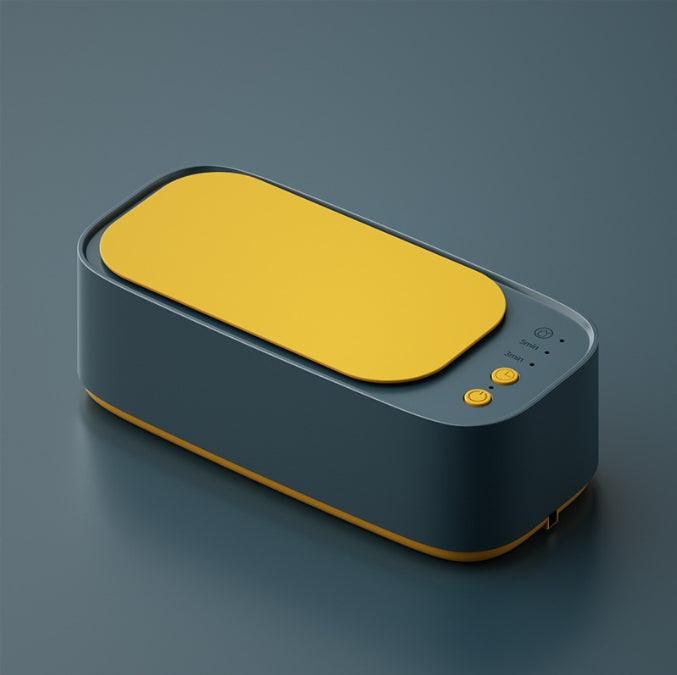 Green Portable Ultrasonic Cleaner - 45kHz Professional High-Frequency Cleaning Machine for Jewellery, Glasses, Watches, and Makeup Brushes.