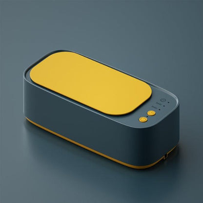 Green Portable Ultrasonic Cleaner - 45kHz Professional High-Frequency Cleaning Machine for Jewellery, Glasses, Watches, and Makeup Brushes.
