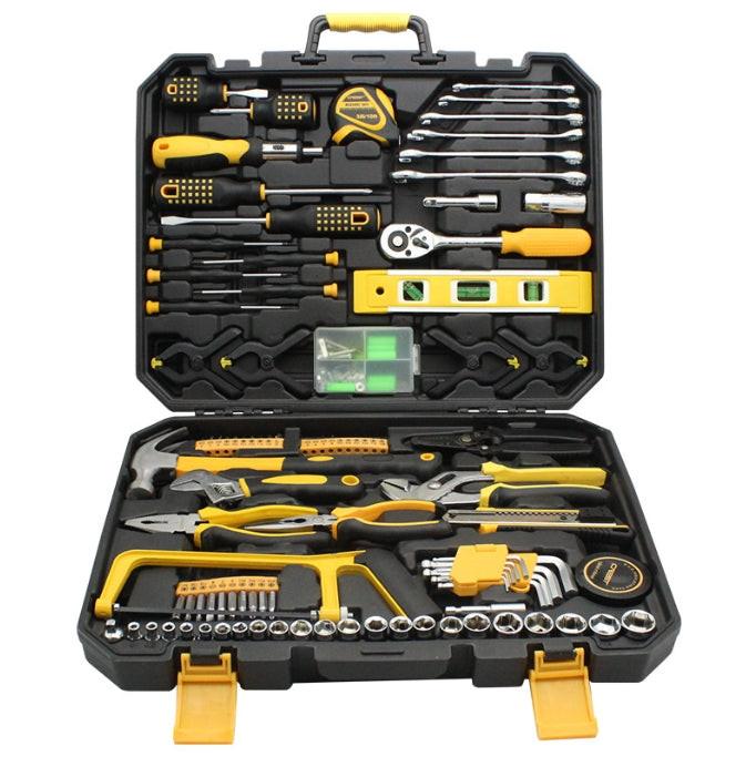 168-Piece Ultimate Hand Tool Kit - Comprehensive Household & Auto Repair Set with Socket Wrenches, Pliers, Screwdrivers & Portable Storage Case.