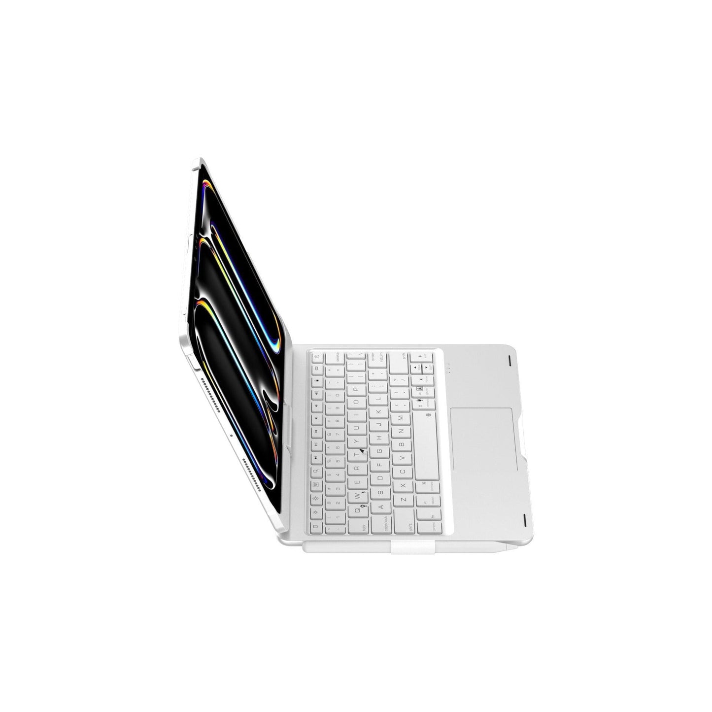 Rose gold Magic Keyboard Case for ipad Air6/Air7 11-inch, Bluetooth Keyboard with RGB Backlight & Precision Trackpad.