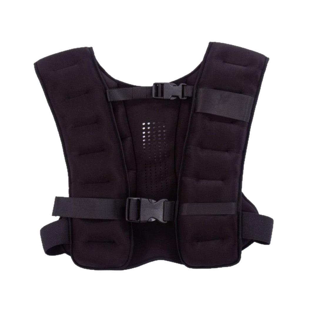 Black Premium Adjustable Weighted Vest for Strength Training, Running, and Cardio Fitness(5KG).