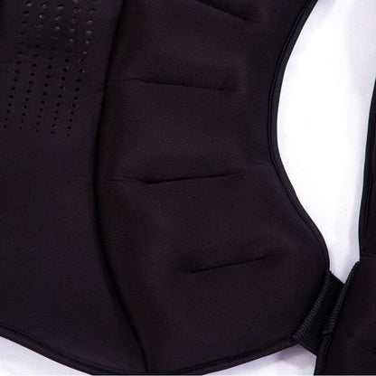 Black Premium Adjustable Weighted Vest for Strength Training, Running, and Cardio Fitness(5KG).