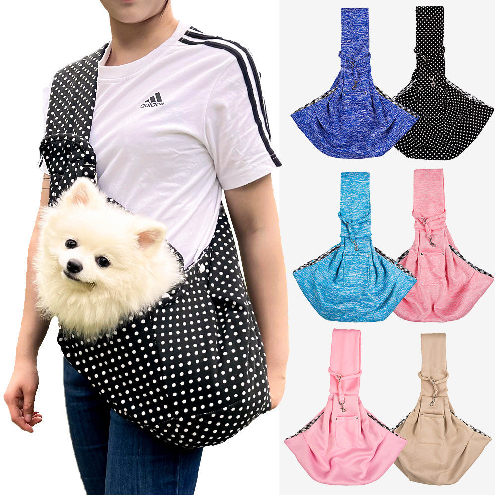 Red Pet Carrier Backpack - Comfortable Shoulder Bag for Cats and Dogs, Ideal for Outdoor Use in Autumn and Winter