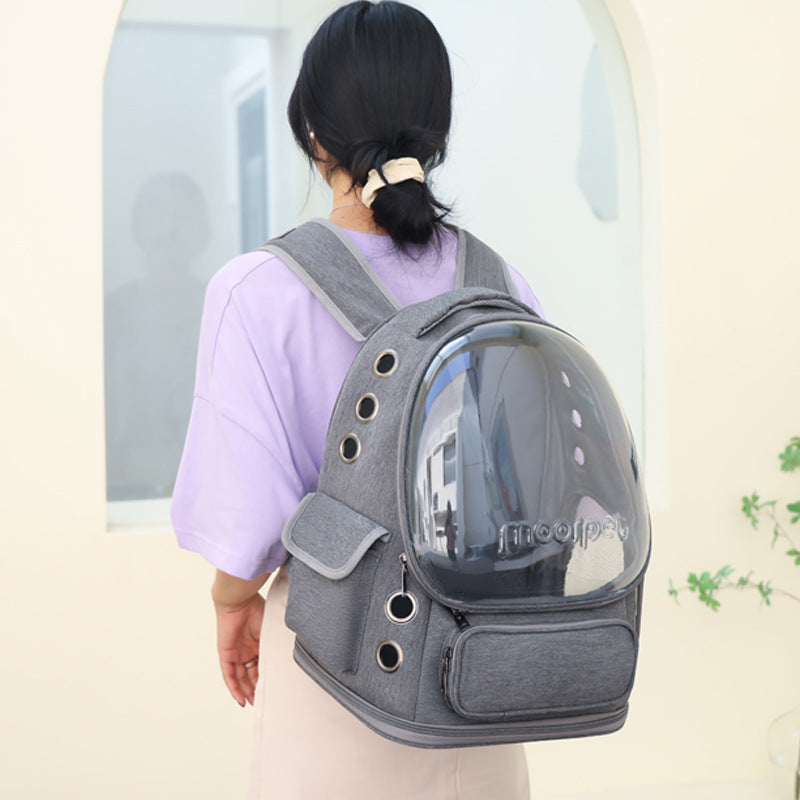 Spacious Pet Carrier with Ventilation System & Water-Resistant Design(green)