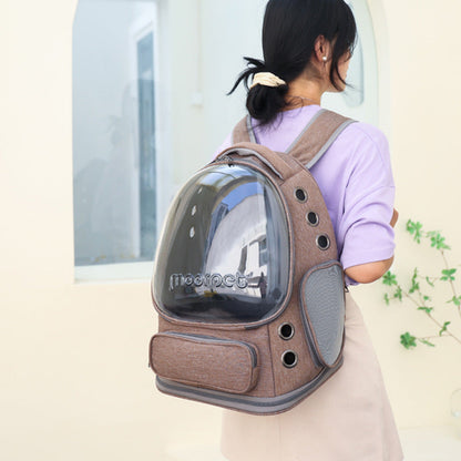 Spacious Pet Carrier with Ventilation System & Water-Resistant Design(green)