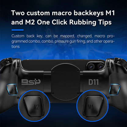 Multi-Platform Telescopic Gaming Controller - Hall Triggers, Esports 3D Joysticks & Macro Programming(black With radiator)