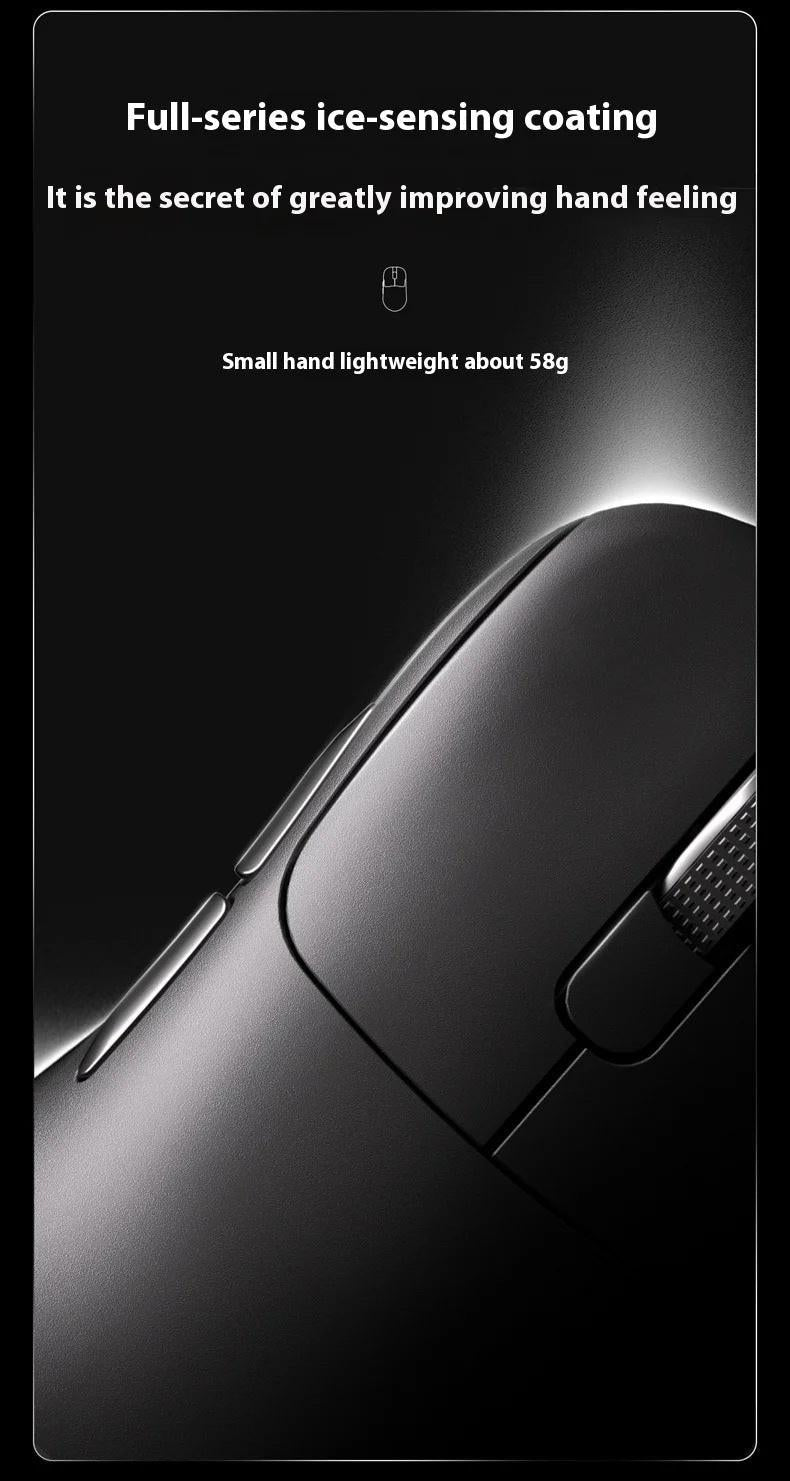 Tri-Mode Wireless Gaming Mouse with 8000Hz Polling Rate, PAW3950 Sensor & Magnetic Charging Dock(Blue).