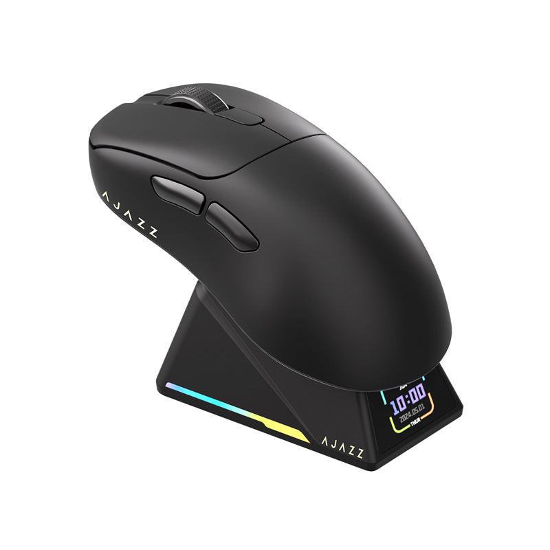 Tri-Mode Wireless Gaming Mouse with 8000Hz Polling Rate, PAW3950 Sensor & Magnetic Charging Dock(Blue).