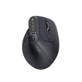 Ergonomic Vertical Mouse - 2.4G/Bluetooth Multi-Mode, LED Display, 57-Degree Angle, & 400mAh Battery(Black).
