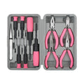 11-Piece Precision Craft & Jewelry Making Tool Kit with Portable Case - Pliers, Screwdrivers & Tweezers for DIY Projects(green).