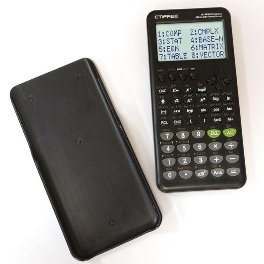 Advanced Scientific Calculator with 417 Functions & Large Natural Textbook Display(black).