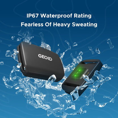 Optical Armband Heart Rate Monitor - Bluetooth & ANT+ Dual Protocol, IP67 Waterproof for Fitness Training(black).