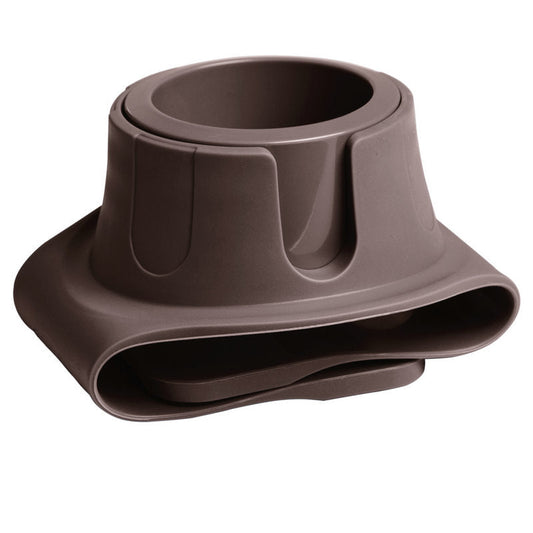 Flexible Anti-Spill Silicone Couch Arm Cup Holder - Sofa Armrest Drink Tray(coffee).
