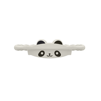 2 Pcs White and Black Panda Adorable Animal Silicone Cup Carrier - Portable Reusable Handle for Water Cup(cup not included)
