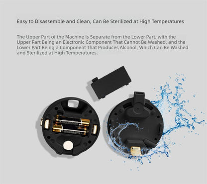 Portable Ultrasonic Beer Foam Maker - Clip-On Canned Beer Dispenser for Creamy Head - Battery Operated Bar Accessory