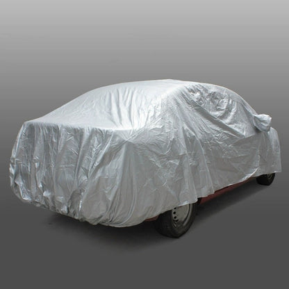 Silver 2S Universal Car Cover – 170T Taffeta Fabric, All-Weather Protection for Cars(3500×1700×1500MM)