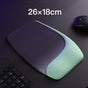 Purple and Green Comfortable Memory Foam Wrist Rest Set â Ergonomic Mouse Pad & Keyboard Hand Support for Office and Home Use.