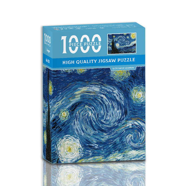 Starry Sky 1000-Piece Jigsaw Puzzle â High-Quality Artistic Puzzle for Adults, Stress Relief & Mental Exerciseï¼66-025ï¼. Hover Image