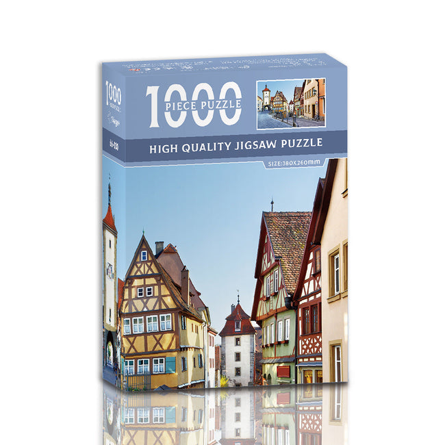 Austrian town 1000-Piece Jigsaw Puzzle â High-Quality Artistic Puzzle for Adults, Stress Relief & Mental Exerciseï¼66-030ï¼. Hover Image