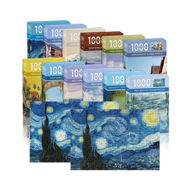 Fishermen's Home 1000-Piece Jigsaw Puzzle â High-Quality Artistic Puzzle for Adults, Stress Relief & Mental Exerciseï¼66-033ï¼ Main Image