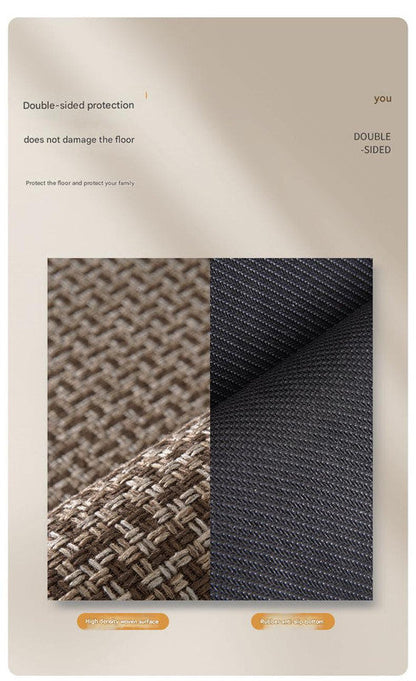 Absorbent & Dirt-Resistant Woven Kitchen Mat - Non-Slip Runner Rug for Home(Style Woven Brown)