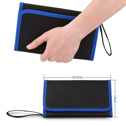 Professional 140-in-1 Precision Screwdriver Repair Tool Kit in Portable Oxford Bag(blue).