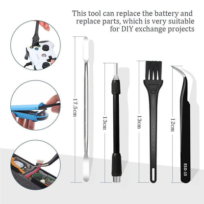 Professional 140-in-1 Precision Screwdriver Repair Tool Kit in Portable Oxford Bag(blue).