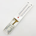 2-Pack Outdoor Fake Thermometer Diversion Safe - Hidden Key, Money, Medicine Hiding Box.