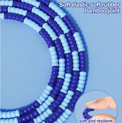 10 Pcs Blue Soft Beaded Jump Ropes, Tangle-Free Beaded Jump Rope - Adjustable Segmented Skipping Rope for Kids & Adults Fitness