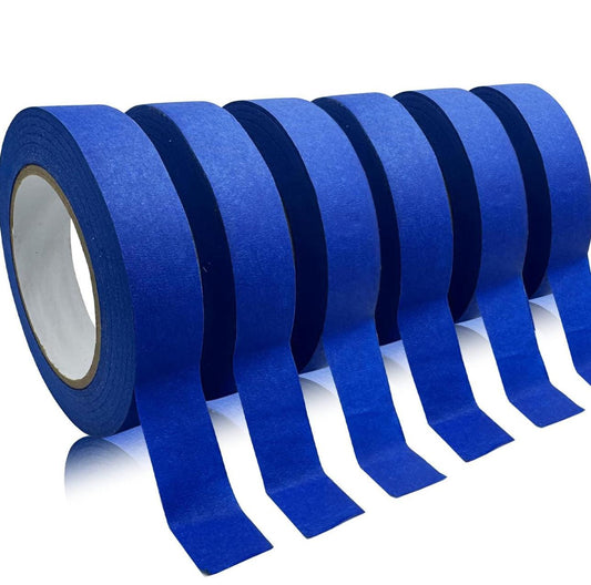 (10-Pack) Professional Blue Painter's Tape  - 14-Day Clean Removal, UV Resistant for Crisp Paint Lines.