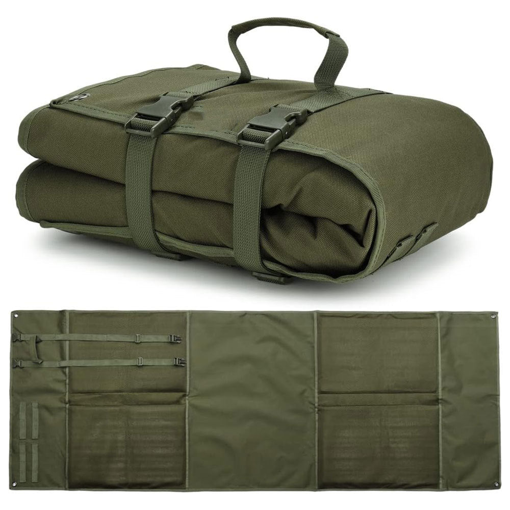 Green Portable Outdoor Tactical Shooting Mat - Field Training, Camping, Picnic & Moisture-Proof Nap Pad (200x73 cm / 78x28.5 inches).