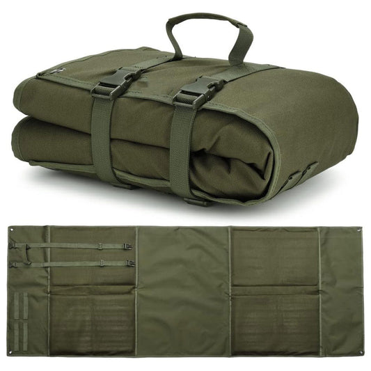 Green Portable Outdoor Tactical Shooting Mat - Field Training, Camping, Picnic & Moisture-Proof Nap Pad (200x73 cm / 78x28.5 inches).