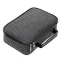 Grey Large Capacity 72-Slot Pencil Case - Multi-functional Oxford Cloth Storage for Students, Artists & Stationery (23x7x16 cm, 228g).