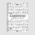 Garden Planner Journal & Plant Care Log Book with Layout Grids Watering Schedule and Budget Tracker for Indoor and Outdoor Gardening