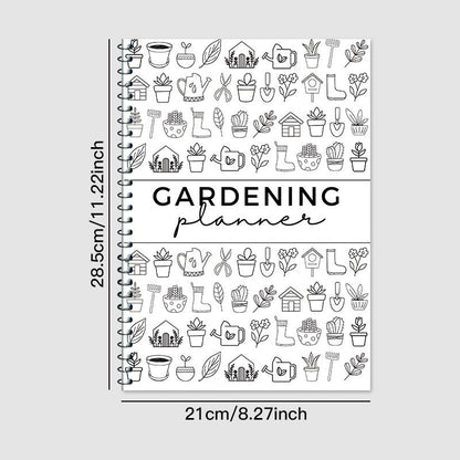 Garden Planner Journal & Plant Care Log Book with Layout Grids Watering Schedule and Budget Tracker for Indoor and Outdoor Gardening