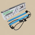 Blue Portable Pilates Bar Kit with Resistance Bands Detachable Toning Stick for Home Gym Yoga & Stretching - Durable Metal Core