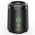 Portable Electric Oud Bukhoor Incense Burner with Speaker - USB Rechargeable Aroma Diffuser for Car and Home - Fits Australian Cup Holders - 98mm.