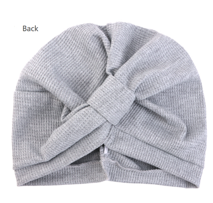 Wine Red 3 Pack Women's Cotton Waffle Knit Turban Headwrap - Thickened Indian Style Beanie Cap - One Size Fits All for Australian Daily Wear