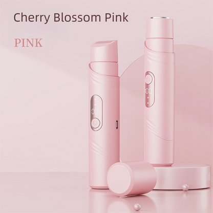 Pink Lectric Bikini Trimmer for Women, 1 Set Rechargeable 2 in 1 Body & FacialHair Removal