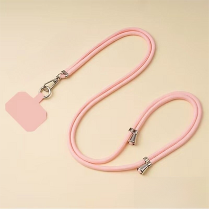 3-Pack Adjustable Pink Crossbody Phone Lanyards – Dual Wear Modes, Two-Ways of Hanging,Ultra-Slim 0.6mm Patch