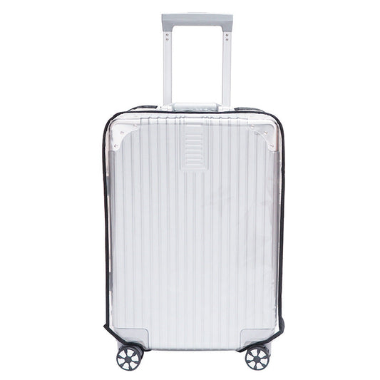 2-Pack 26" Clear PVC Luggage Cover - Heavy-Duty Waterproof & Scratch-Resistant Suitcase Protector